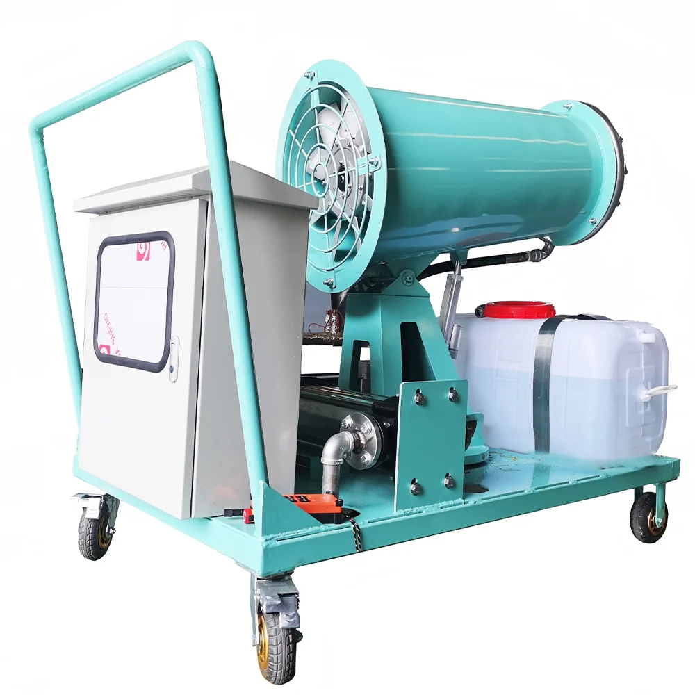 Environmental Protection Fog Cannon Machine Wide Water Mist Coverage with Core Motor Component