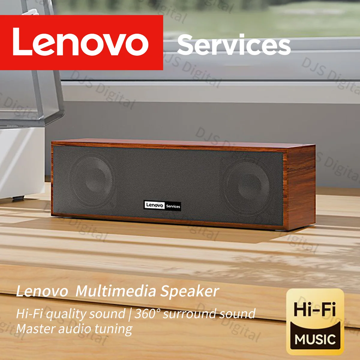 لينوفو C01 مشغل موسيقى محيطي عميق باس سماعات كمبيوتر سطح المكتب صوت 360 ° صندوق صوت ستيريو لأفلام الموسيقى ومكبر صوت للألعاب #3