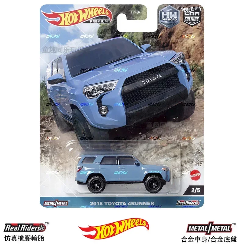 Original Mattel Hot Wheels 1/64 Premium Car Culture HW Off Road Toyota Land 4Runner Set Vehicle Model Toys for Collector Gift