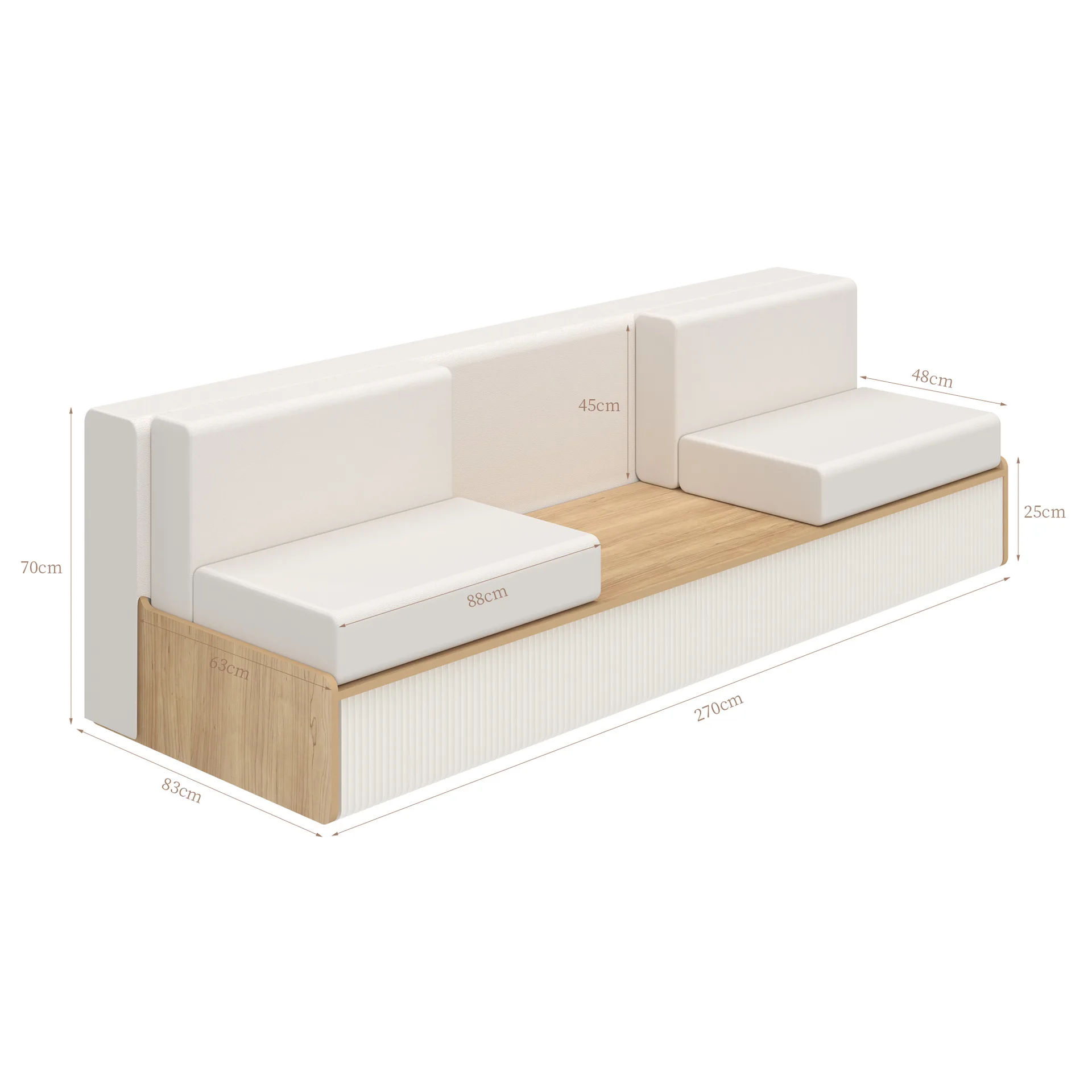 Exhibition table and chair booth restaurant commercial foldable wall straight row sofa coffee shop catering sofa stool free