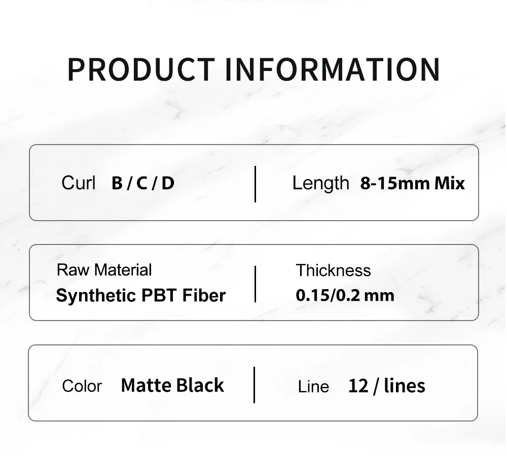 NATUHANA Wimpernverlängerung Premium Ellipse Flat Individuelle Split Tips Natürliche weiche Cilios Matte Nerz Falsche Wimpern Make-up – Detail 6