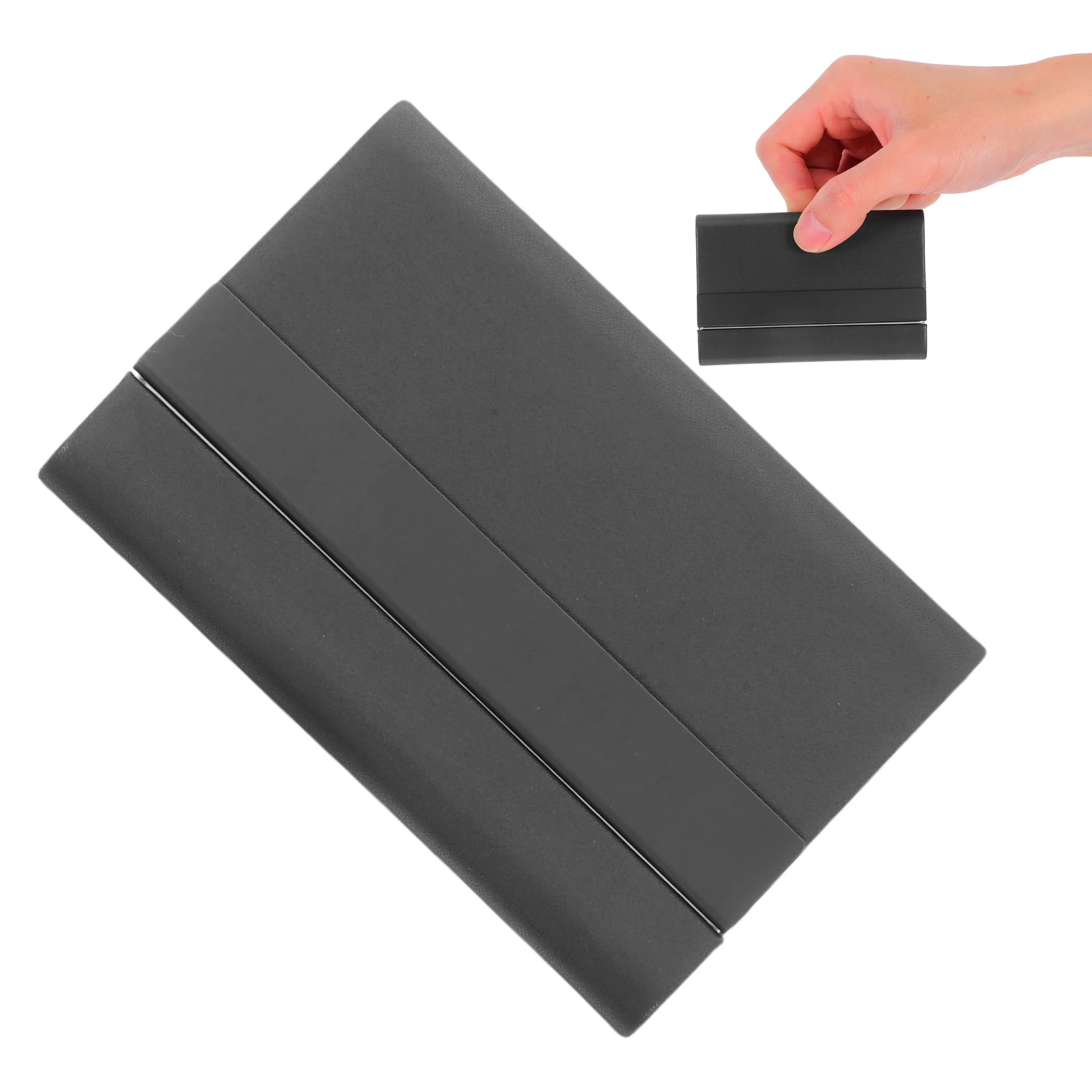 

Imitation Business Card Box Holder Display Metal Index Case for Women Stainless