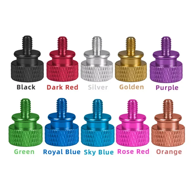 Colorful Thumbscrews M3.5 Thread Length 7mm~20mm Coloured Aluminium Anodised Thumb Screws for DIY Computer Case Desktop PC