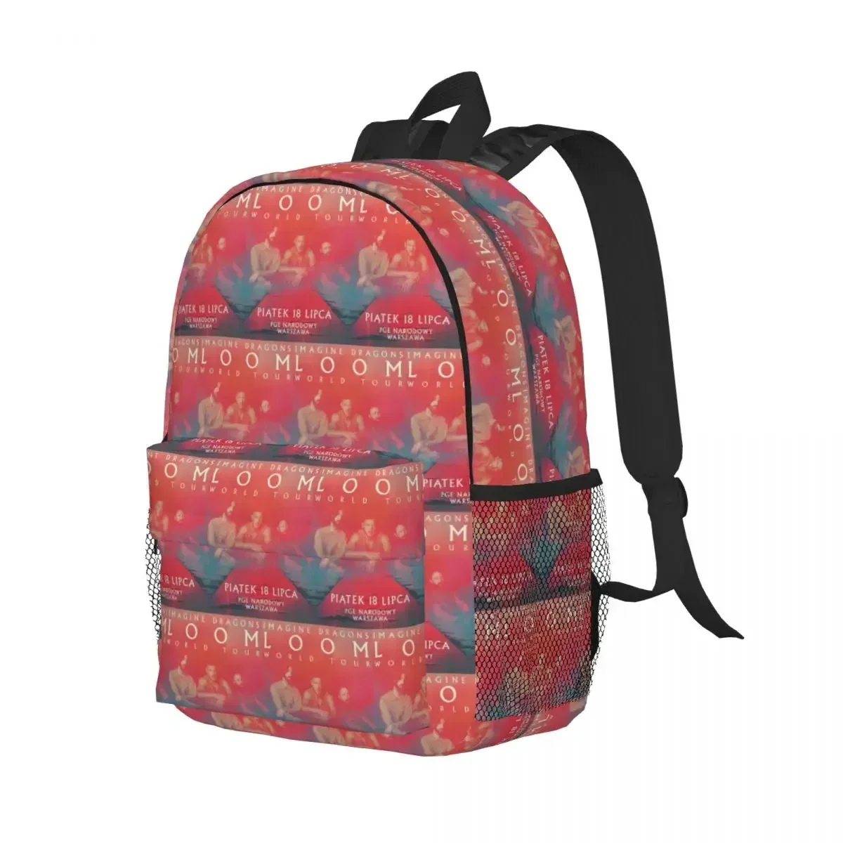 Imagine Dragons Loom World Tour Backpack Student Boys Girls BookBag Kids School Bag Laptop Shoulder Bags for Men Women