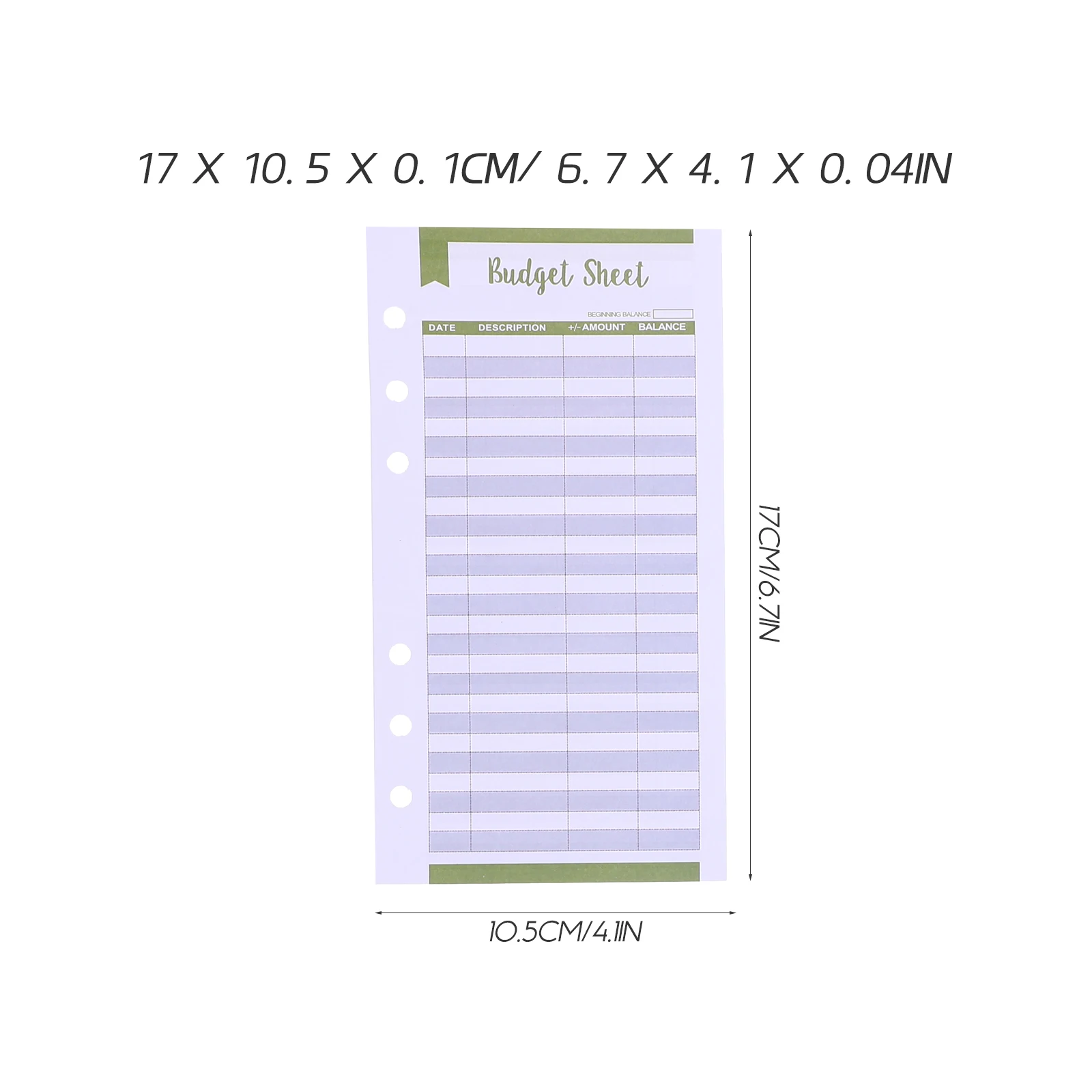 

24 Pcs Loose Leaf Zipper Bag Money Envelopes for Cash Reusable Budget Budgeting Small Binder