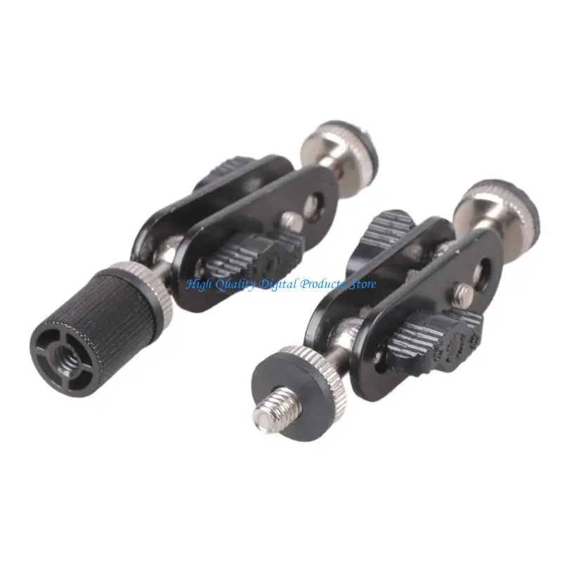

U2JE Professional Grade 10cm Rotate Mount Adapter Clip With 1/4 Thread For Stable Live Broadcast And Surveillances Setups