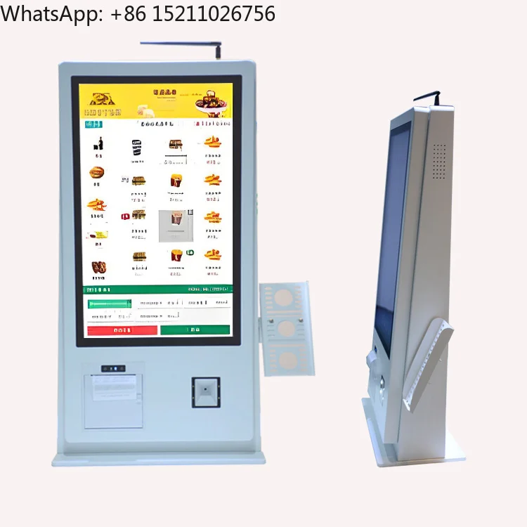 Customized Android Touch Screen Order Payment Advertising Display Screen Kiosk Self Service Checkout Kiosk