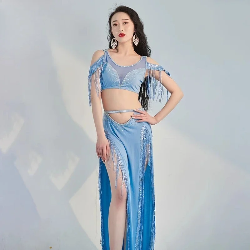 

customized belly dance costume women's shiny performance costume set women's Oriental dance costumes exotic dancewear