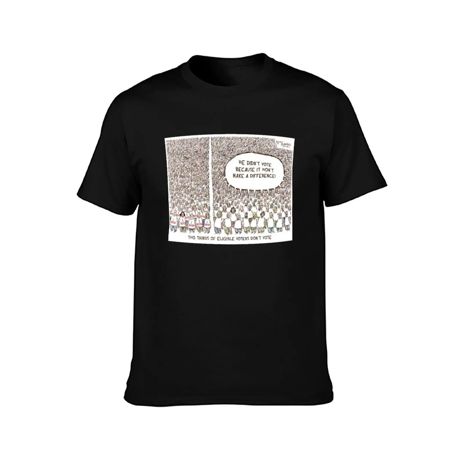 Voter Participation T-Shirt Durable Work Wear T-Shirt
