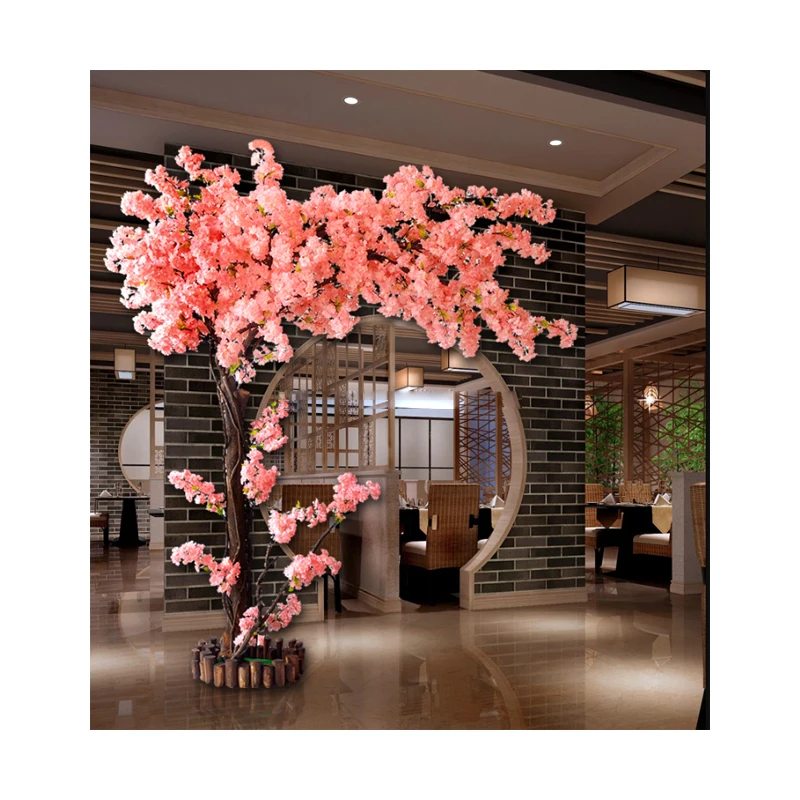 

Modern style design tree wedding arch artificial cherry blossom