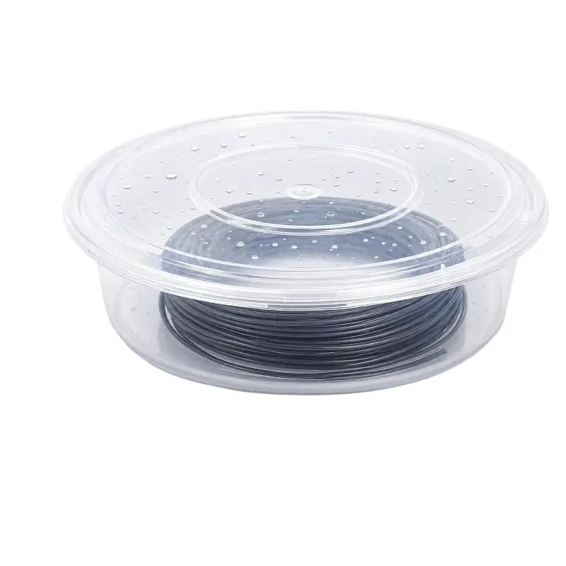 10 Pack Transparent 3D Filament Storage Boxes Stackable Dust Proof Moisture Proof Holders for Desktop 3D Printing