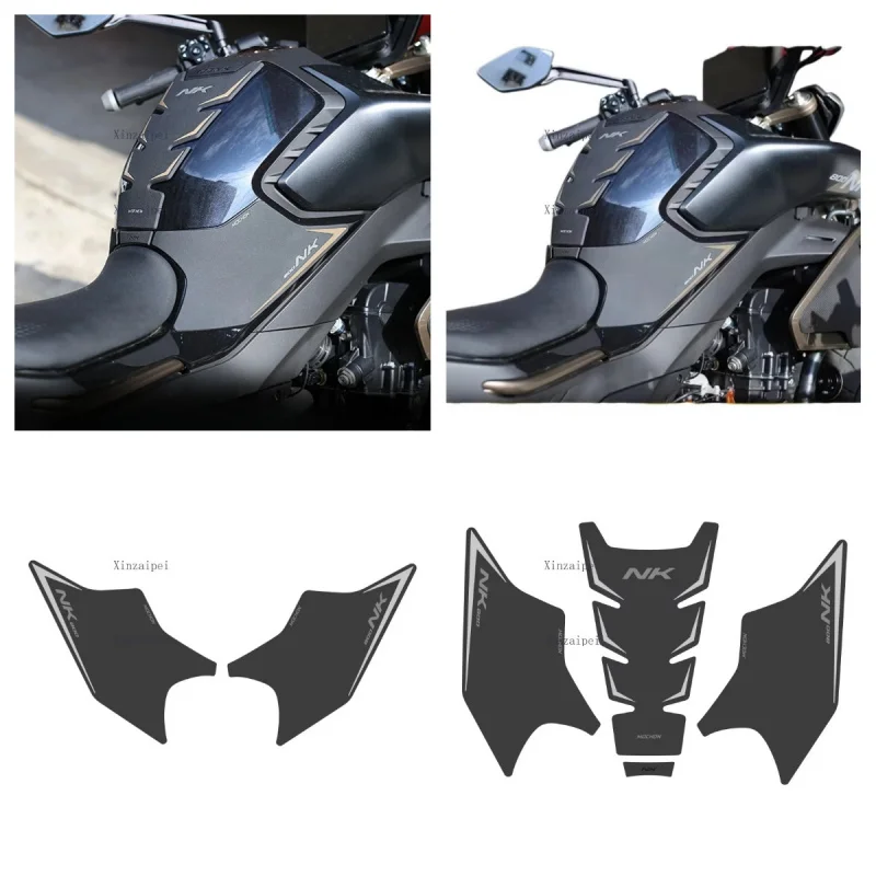 For CFMOTO 800NK Motorcycle Fuel Tank Pad Sticker Rubber Scratch Proof Protector Decals CF800-7 Motorcycle Anti Slip Sticker