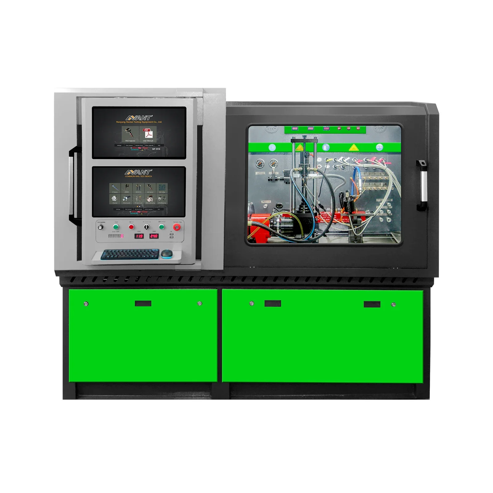 NT919 full function common rail test bench common rail injector testing equipment