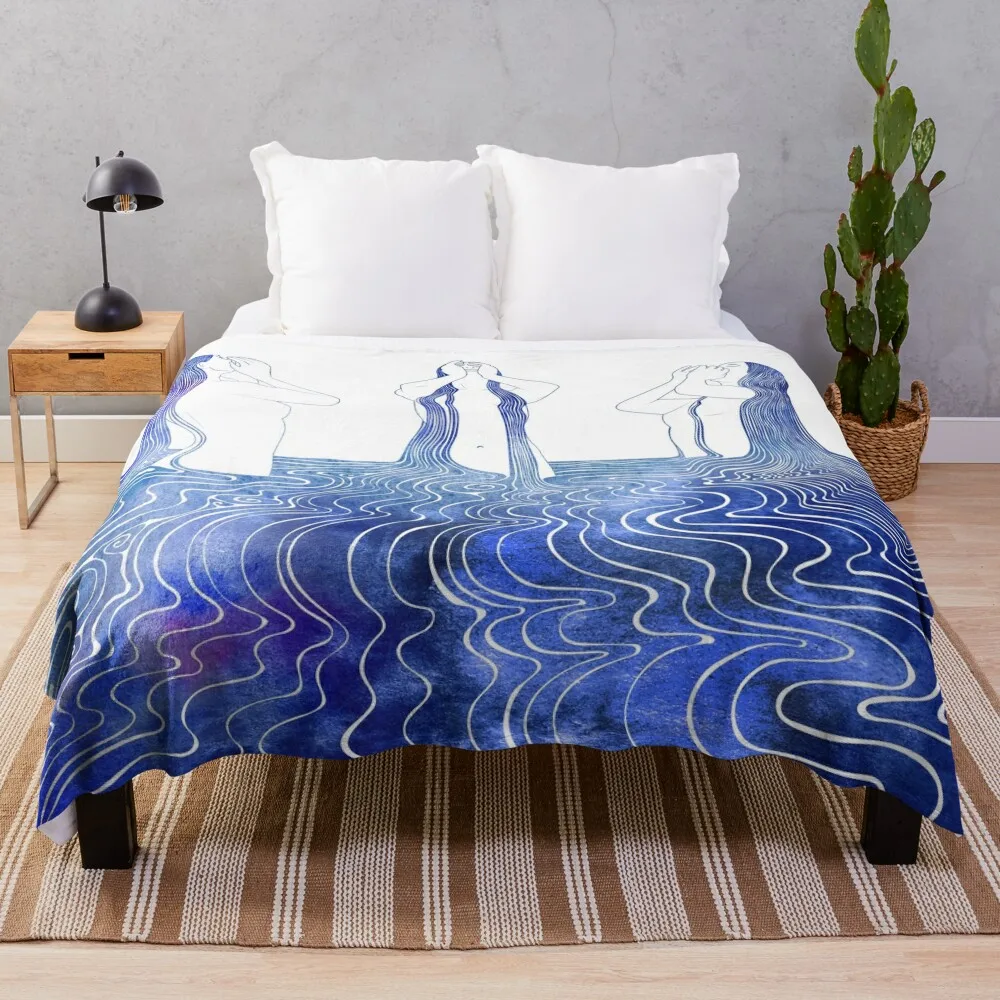 Sirens Song Throw Blanket Sleeping Bag Luxury Brand Winter beds Decorative Sofa Blankets