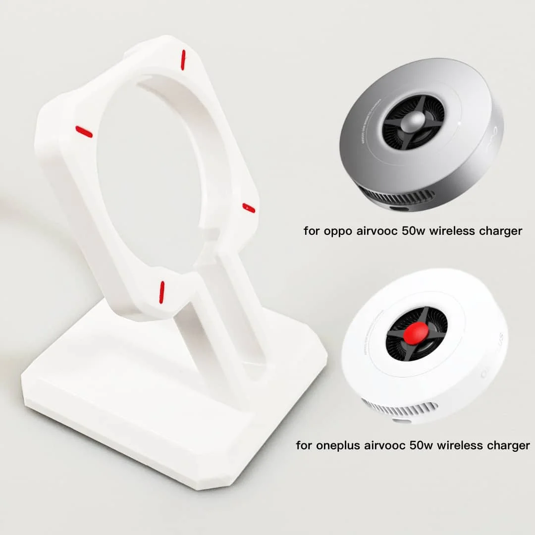 

Desk Stand for Oppo OnePlus AirVOOC 50W Magnetic Wireless Charger Desktop Holder Support Bracket Phone Charging Base Mount