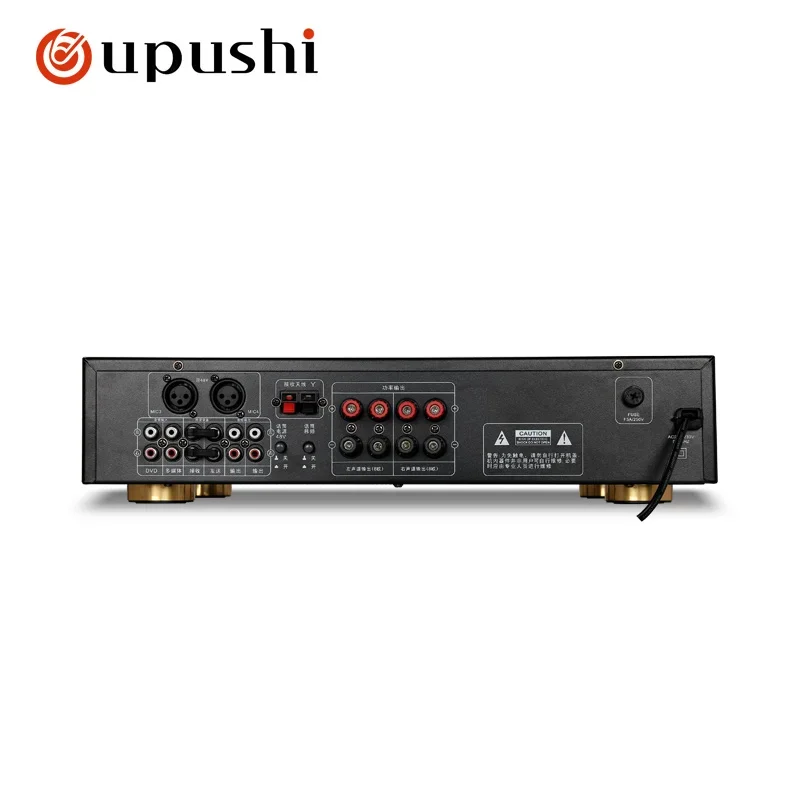 Oupushi-AMPLIFICADOR ESTÉREO Hi-Fi AV180G, receptor de Audio de potencia de sonido de doble canal, Bluetooth, altavoz doméstico y teatro