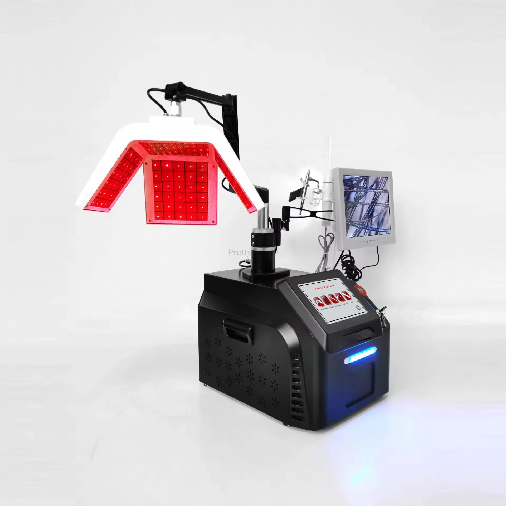 2026 Hot Sales Cold Laser No Wounded Hair Microscopic Detection Hair Loss Treatment Hair Regrowth Machine