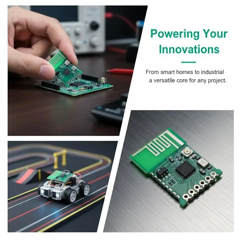 JDY-41 2.4G Serial Port Wireless Module Efficient Remote Switch for Home Appliances Control Integration