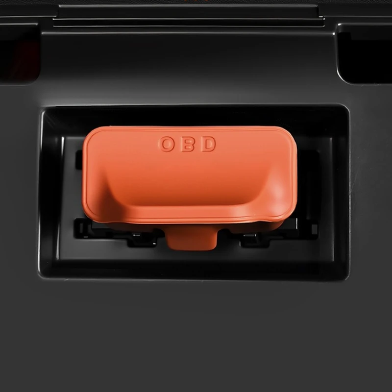 Universal Car OBD Port Protective Cover Waterproof Dustproof OBD Interface Guard New Energy Vehicle Interior Accessories