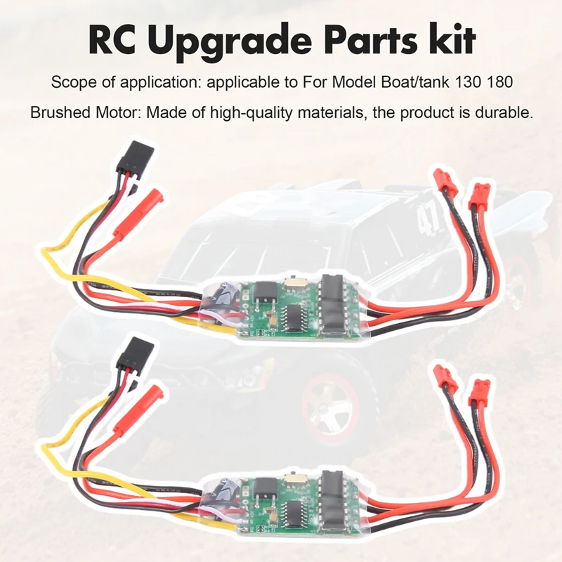 Dual Way bidirektional gebürstet esc 2s-3s lipo 5a esc Drehzahl regelung für RC Modell Boot/Tank gebürsteter Motor,2 Stk