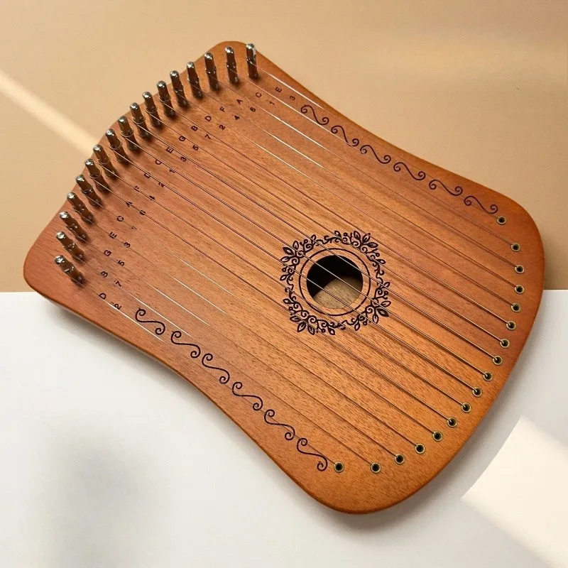 17-string harp plucked instrument 17-tone lyre Beginners can use Instruments, music lovers
