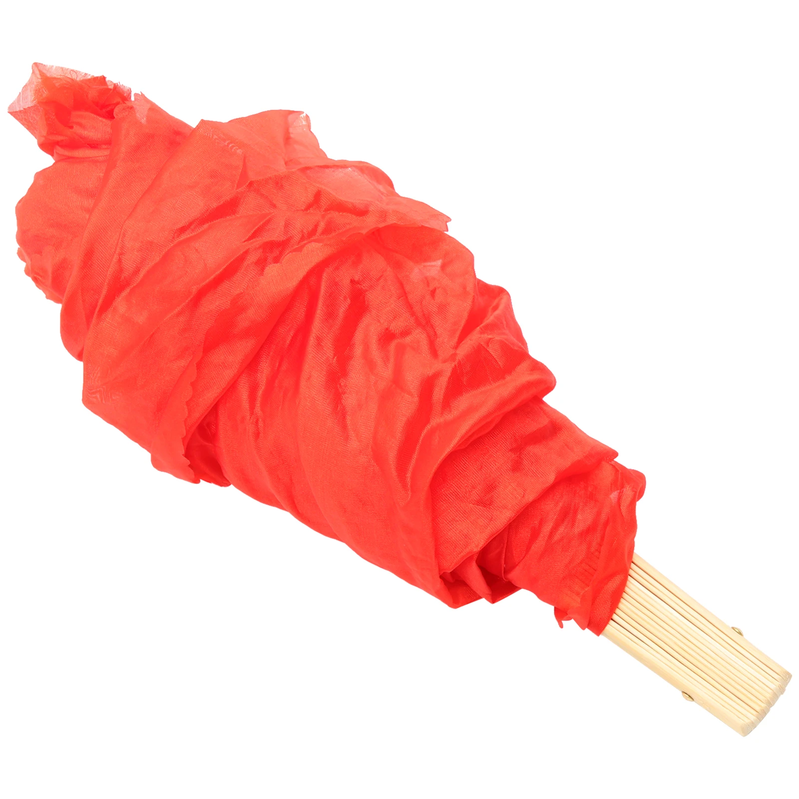 

Handmade Silk Belly Dance Bamboo Frame Lightweight Real Fabric Perfect for Wedding Party Halloween Stage Show Accessories