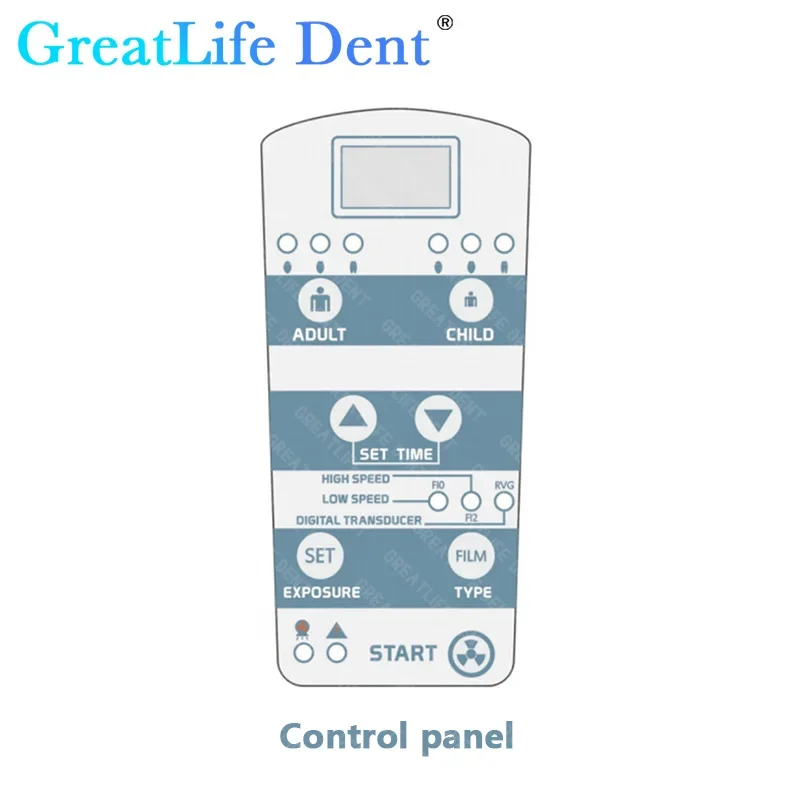 GreatLife Dent 70kv 7ma Dental Wall-Mounted X Ray Unit Portable Imaging Digital System Floor-Standing Sensor Rvg Radiography