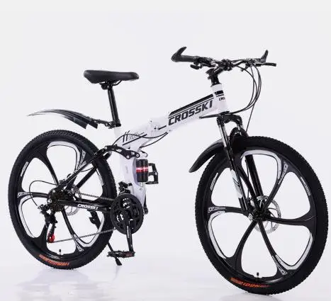

Горный велосипед 26 дюймов 24 дюйма переменный Sp eed складной амортизатор велосипедный дисковый тормоз шпилька ent
