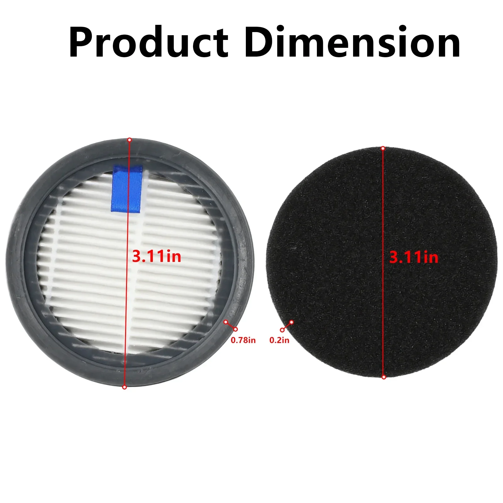 

High Quality Practical Exquisite Filter Sponge Filters And 9 Pack Filters For Afoddon For ORFELD Sponge Filters