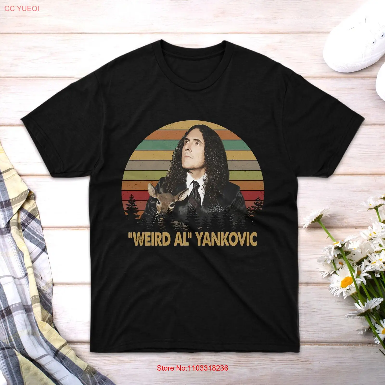 T-Shirt Vintage Women Sleeve Friend Weird Family Short AL Unisex Yankovic Event