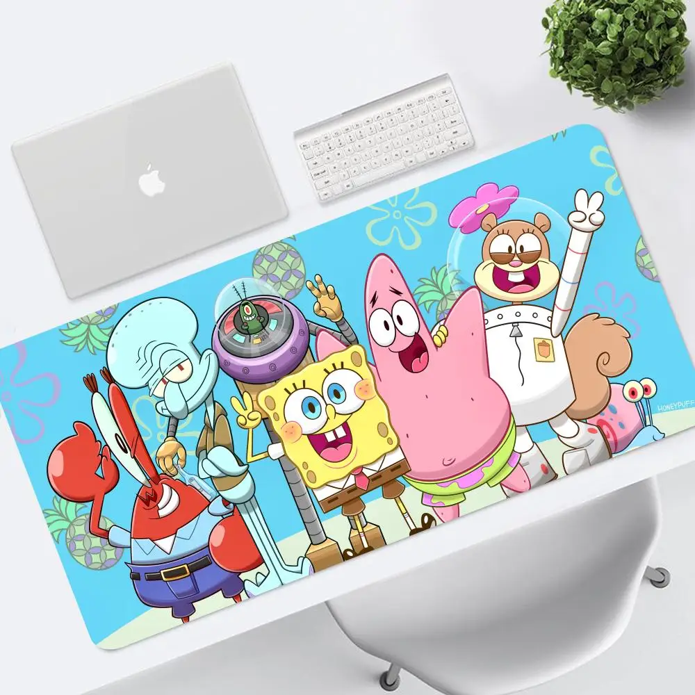 S-spongebob Mouse Pad Mouse Pad Gaming Mousepad Speed Desk Mat Laptop Gaming Mats For Office Carpet Desk Accessories