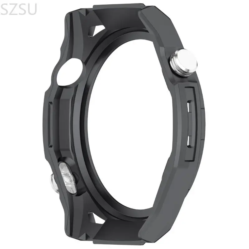 SZSU Screen Covers Screen Protector Case,Hard PC Cover Protective Bumper Frame Accessory for Watch GT6 46mm