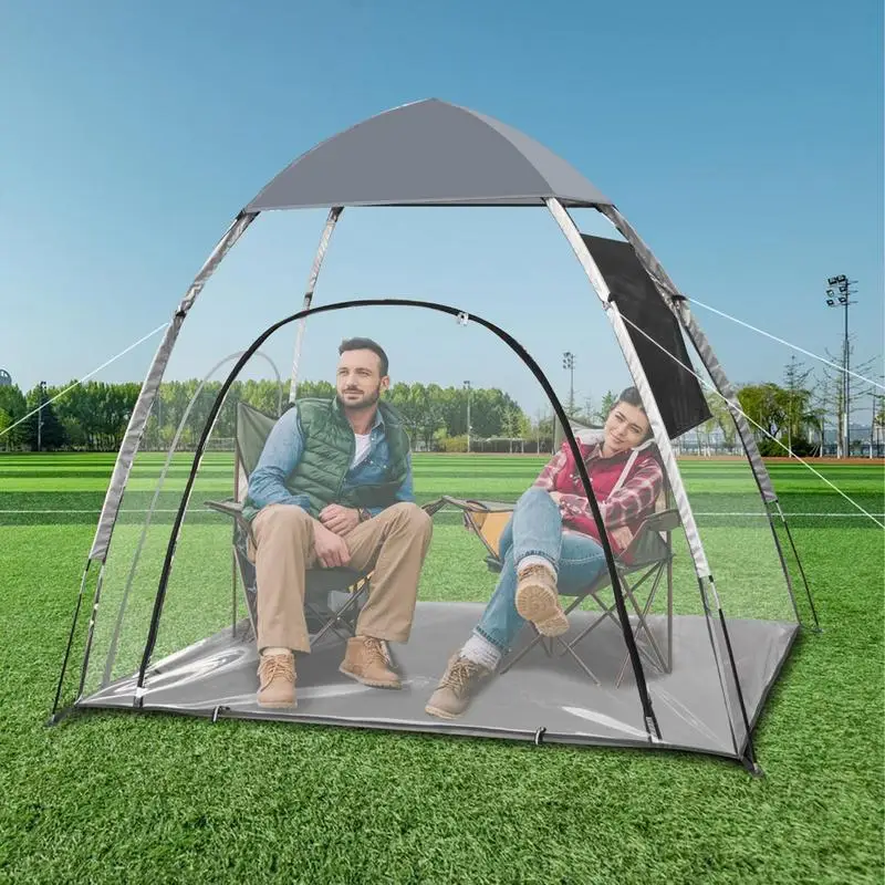 Camping Tent Clear Outdoor 2-3 Person Portable Tent Outdoor Rain Windproof Tent Transparent View Tent For Outdoor Hiking