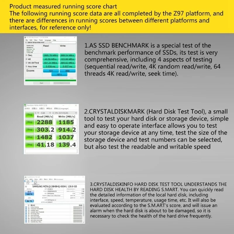 PM991 128G 2230 PCIE3.0 NVME SSD High Speed Data Transfer For Laptop Tablets Storage Hard Disk Card Easy Install