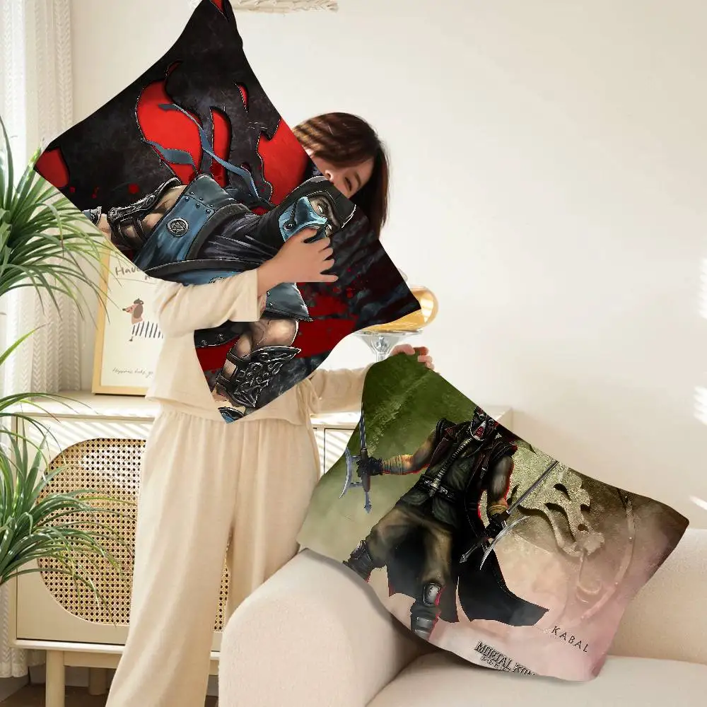 Video Game M-Mortal Kombat Quick-Dry Polyester Pillow Scarf - Moisture-Wicking & Breathable for Hot Sleepers