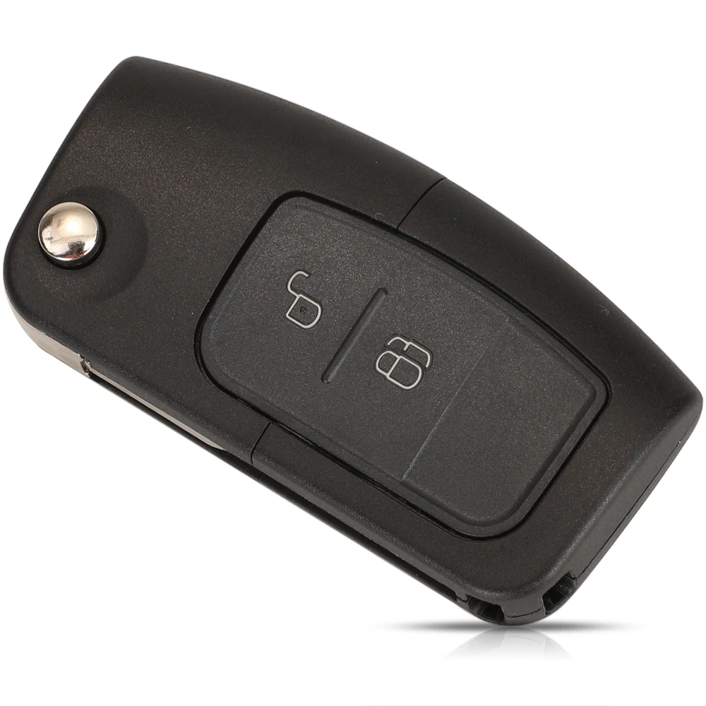 jingyuqin 2/3 przyciski zmodyfikowane składane etui na kluczyk zdalnego sterowania do Ford Mondeo Focus Fiesta S-MAX FOB Key Cover