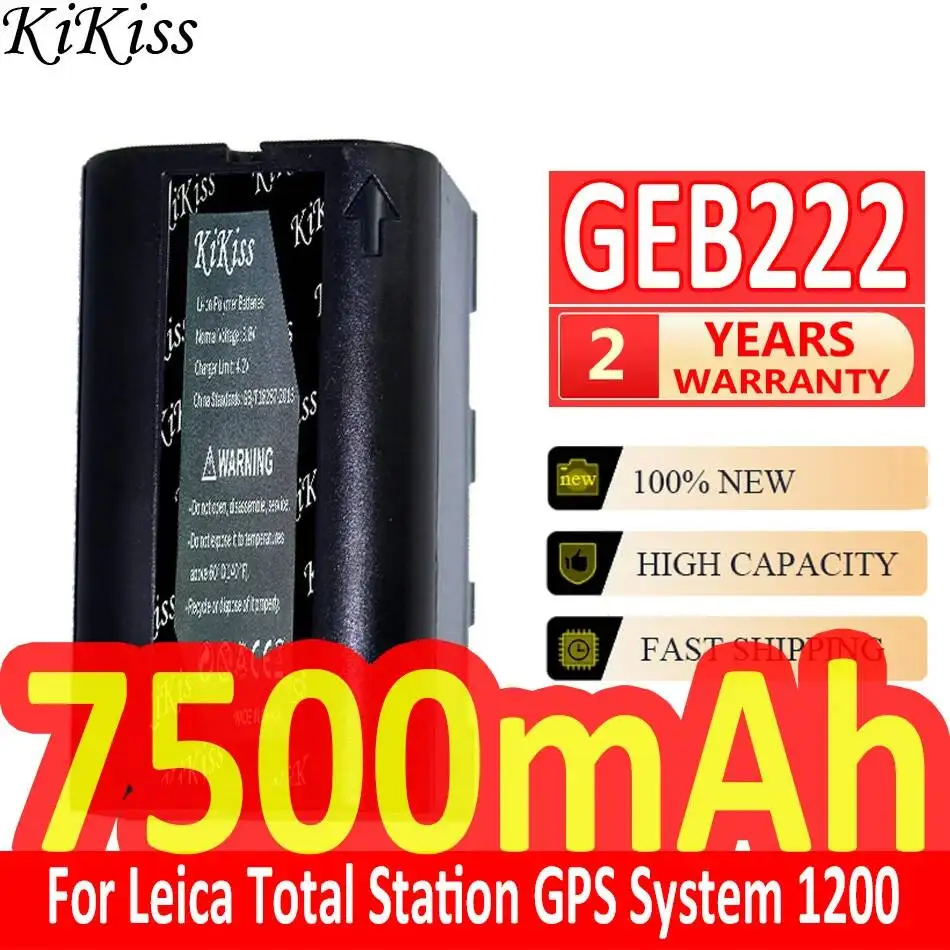 Measuring Instrument Battery GEB222 7500mAh For Leica Gps System 1200 Instruments Piper 100 200 Lases Survey Total
