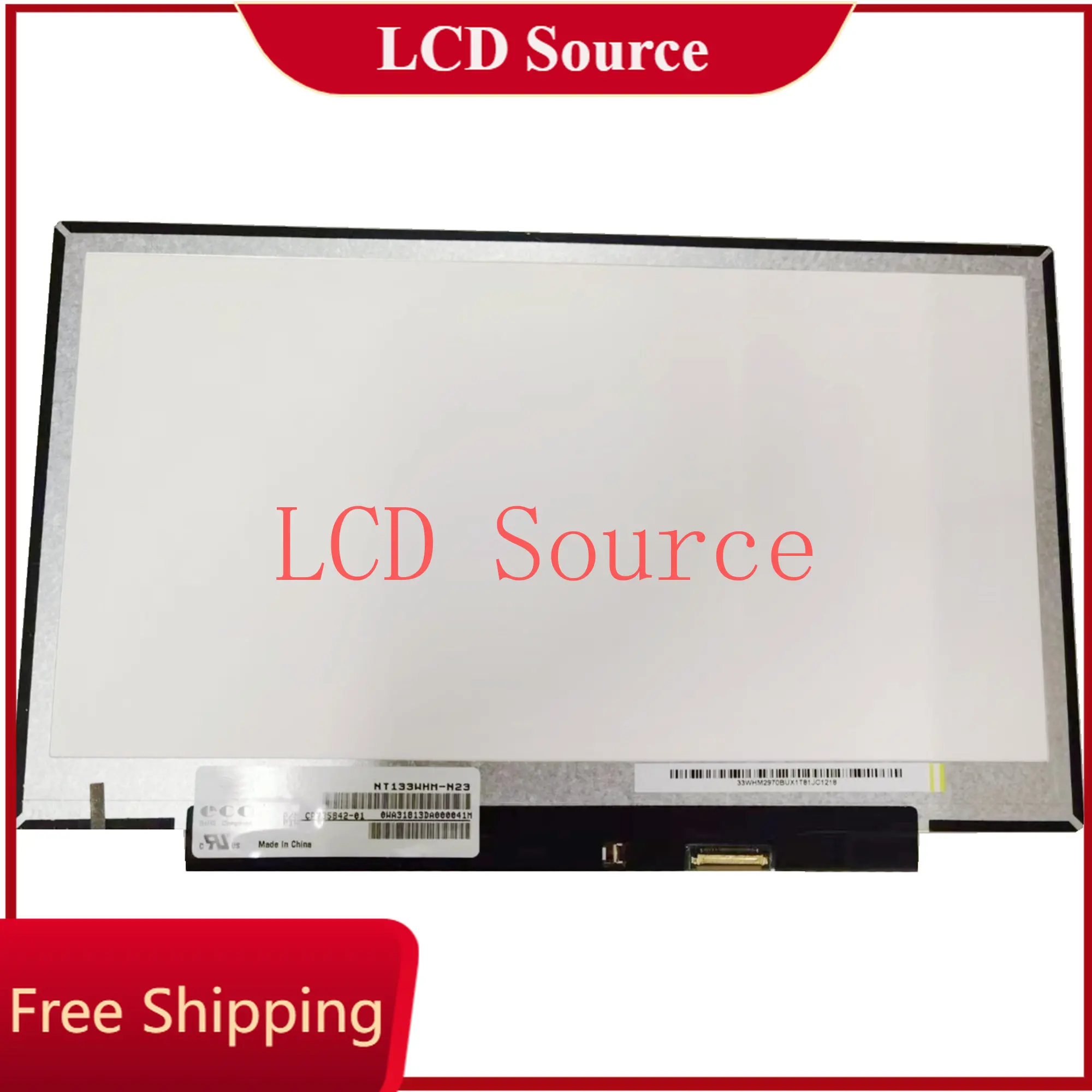 

NT133WHM-N23 fit N133BGE-EA1 N133BGE-EB1 N133BGE-EA2 13.3'' 1366*768 EDP 30 Pins Laptop LCD Screen Display Panel Matrix