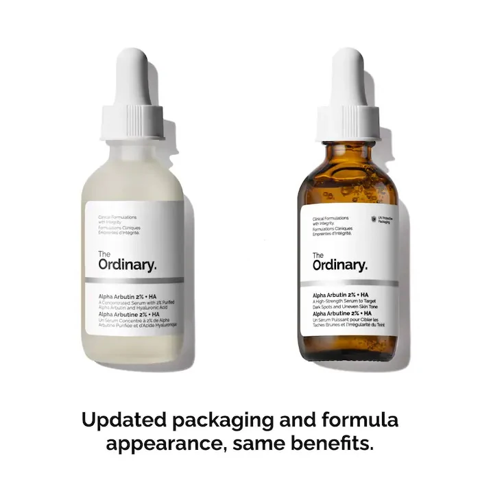 Alpha Arbutin 2% + HA 30ml Serum Minimise The Appearance of Dark Spots and Discolouration Hydrate The Skin