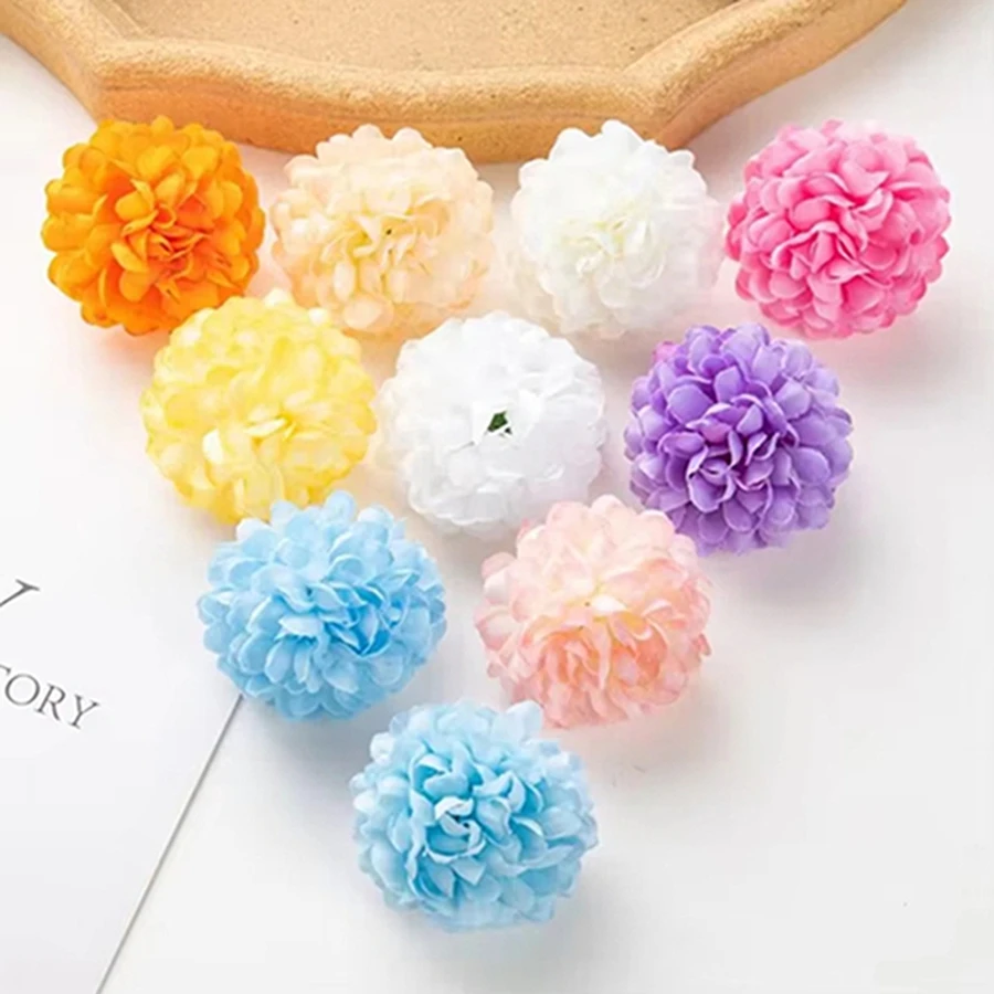 

10PCS Artificial Hydrangea Flowers Wedding Garden Rose Home Party Decor Festival Diy Centrepiece Accessory Silk Scrapbook Plants
