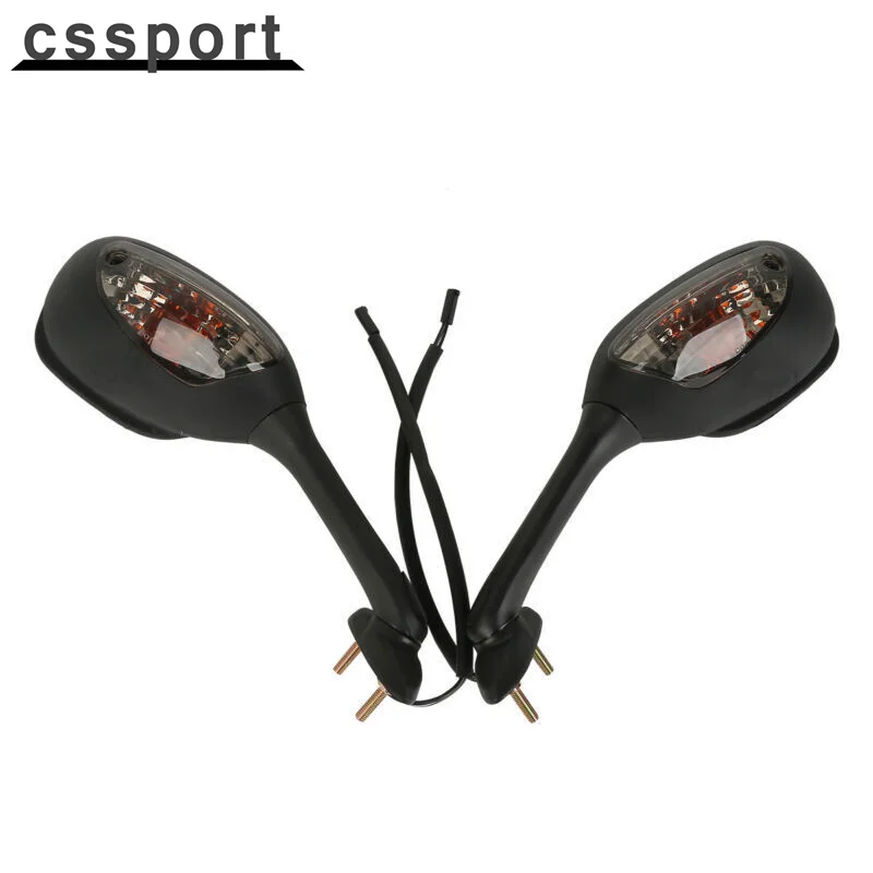 

Rearview Mirrors w/ Turn Signal Fit For Suzuki GSXR 1000 GSXR600 GSX-R 750 06-24