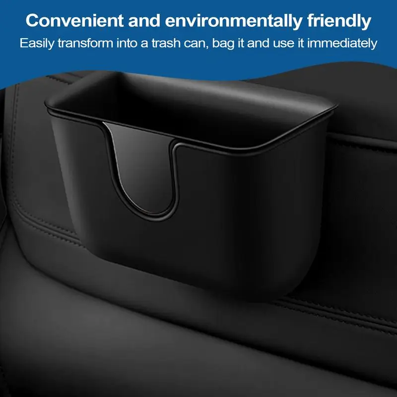 Car Trash Can Multi-functional Car Seat Back Door Hanging Storage Bucket Automotive Car Internal Storage Bucket view 2