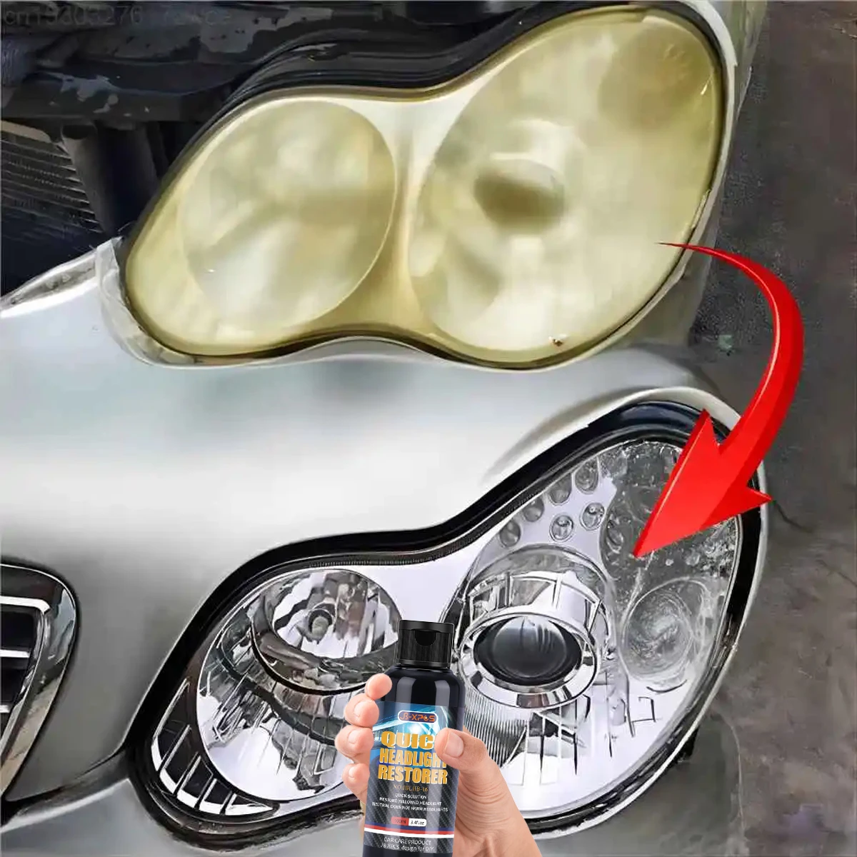 Headlight Restoration Polishing Headlamp Scratch Remover Repair Cleaning Paste Remove Oxidation Headlight Polish Liquid LHB-16