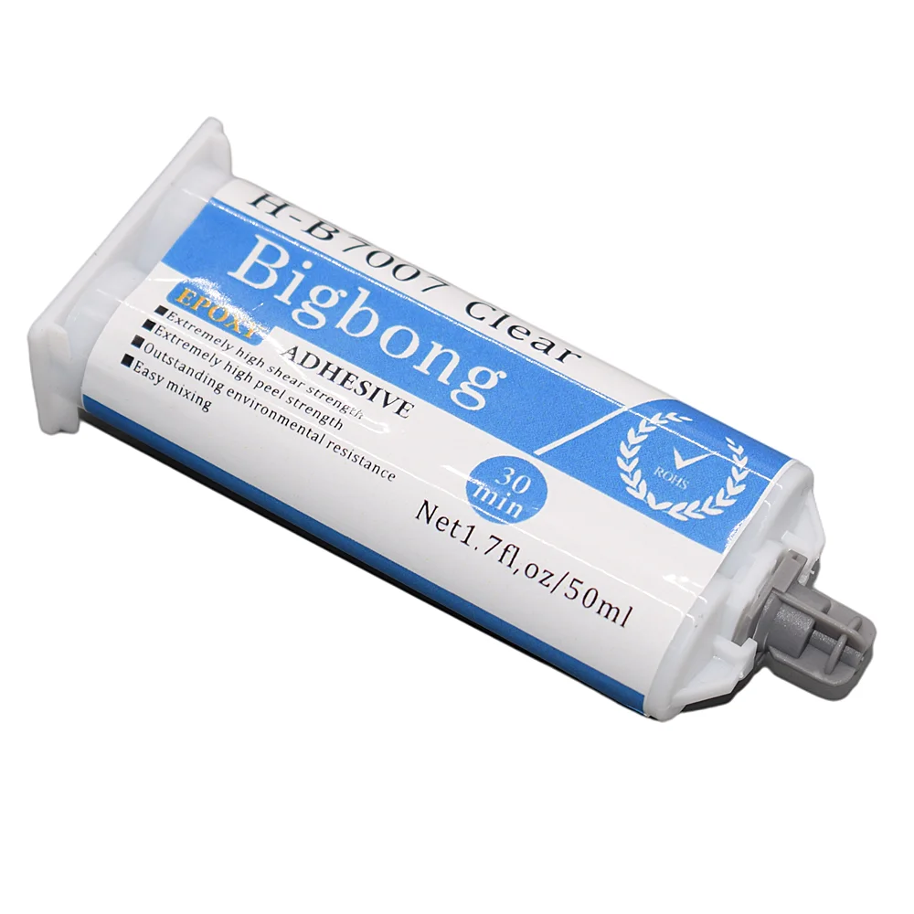 2 Stück Epoxidharz Klarer Dichtstoff AB-Kleber 50ml 1:1 Transparente Strukturklebstoffe 2-Komponenten Starke Epoxidharze zum Verkleben von Holz, Metall, Glas – Detail 3