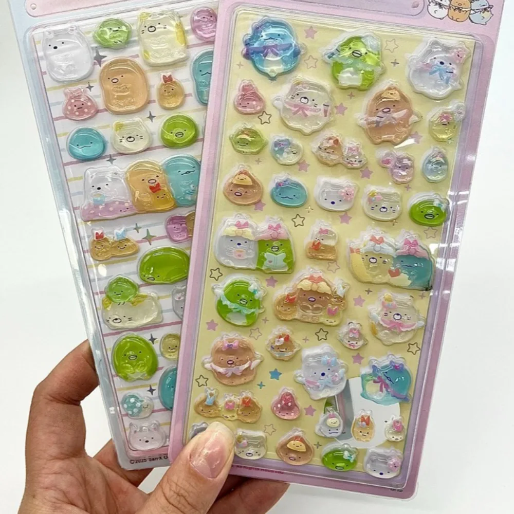 sumikkogurashi すみっコぐらし Stickers Cartoon Creative Peripheral Phone Case Transparent Sticker Friend Birthday Gift
