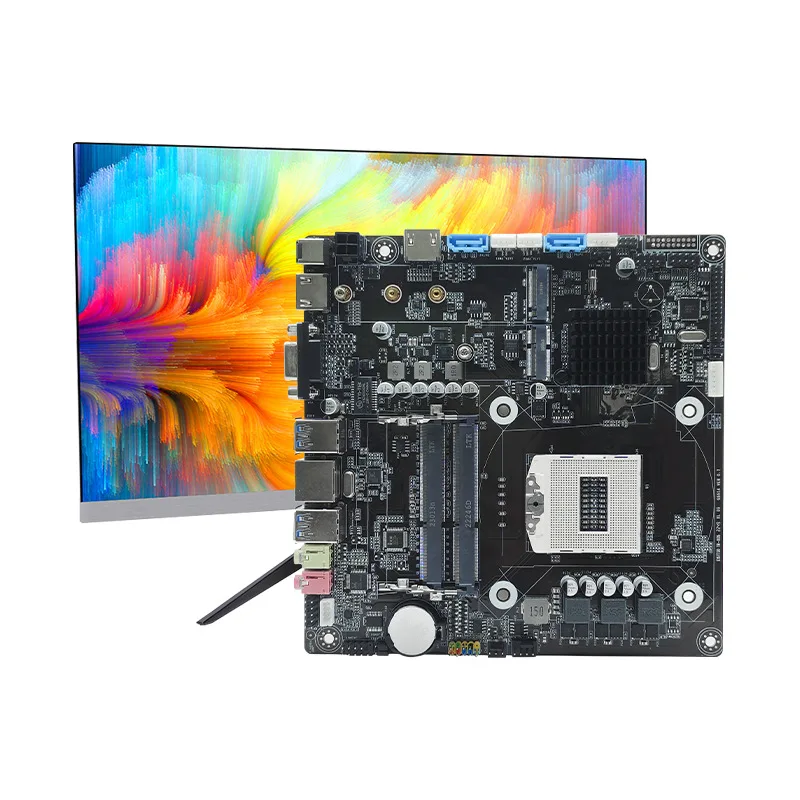 New HM87 mini all-in-one computer motherboard, supporting 4th and 5th generation I3 I5 I7 16gb  single channel