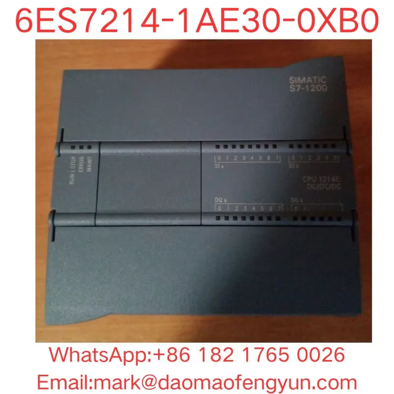 6ES7214-1AE30-0XB0 Usado, probado y en buen estado, SIMATIC S7-1200, CPU 1214C, CPU compacta, DC/DC/DC