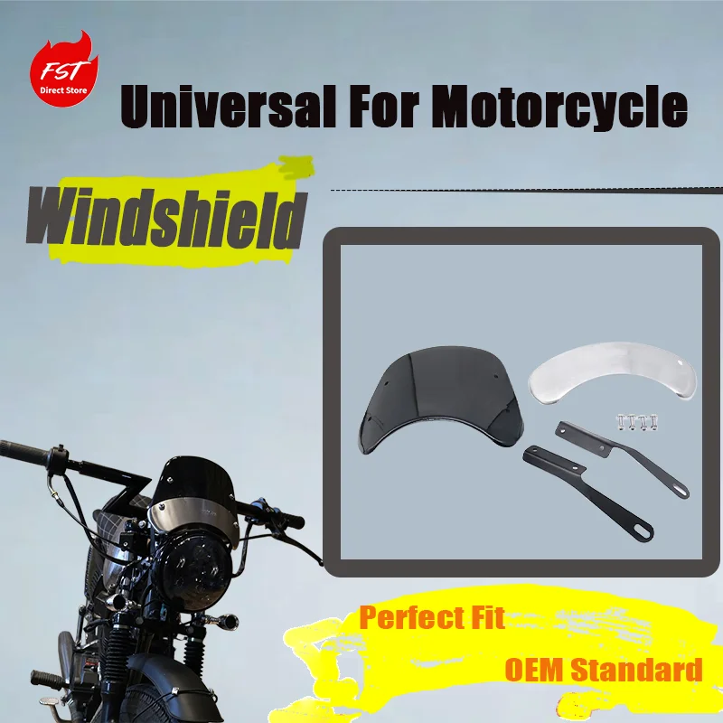 

Универсальный ретро-обтекатель для мотоцикла, новый ветрозащитный экран