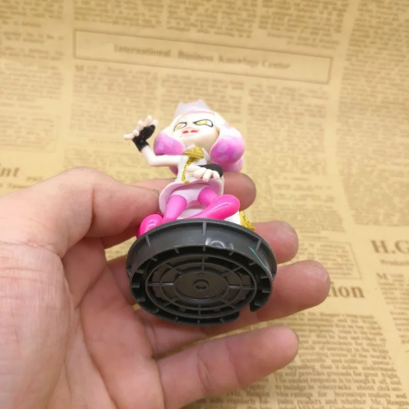 New 10cm Version Q Anime Game Splatoon Squid Niang Amiibo PVC Action Figure Collectible Model Toys Kid Gift