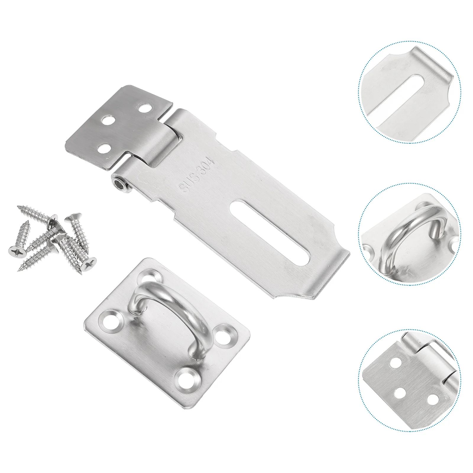 

High-Grade Stainless Steel Lock Buckles Security Door Window Drawer Cupboard Fine Workmanship Creative Appearance